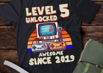 Eight 5th Birthday Decoration Boy 5yr 5 Year Old Birthday T-Shirt ltsp