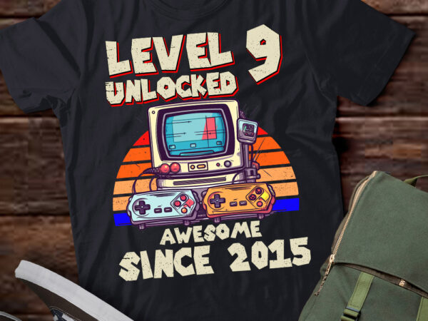 Eight 9th birthday decoration boy 9yr 9 year old birthday t-shirt ltsp
