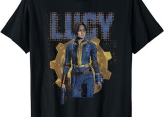 Fallout TV Series Lucy MacLean Halftone Vault 33 T-Shirt