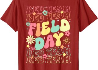 Field Day Red Team Color War Camp Team Game Competition T-Shirt
