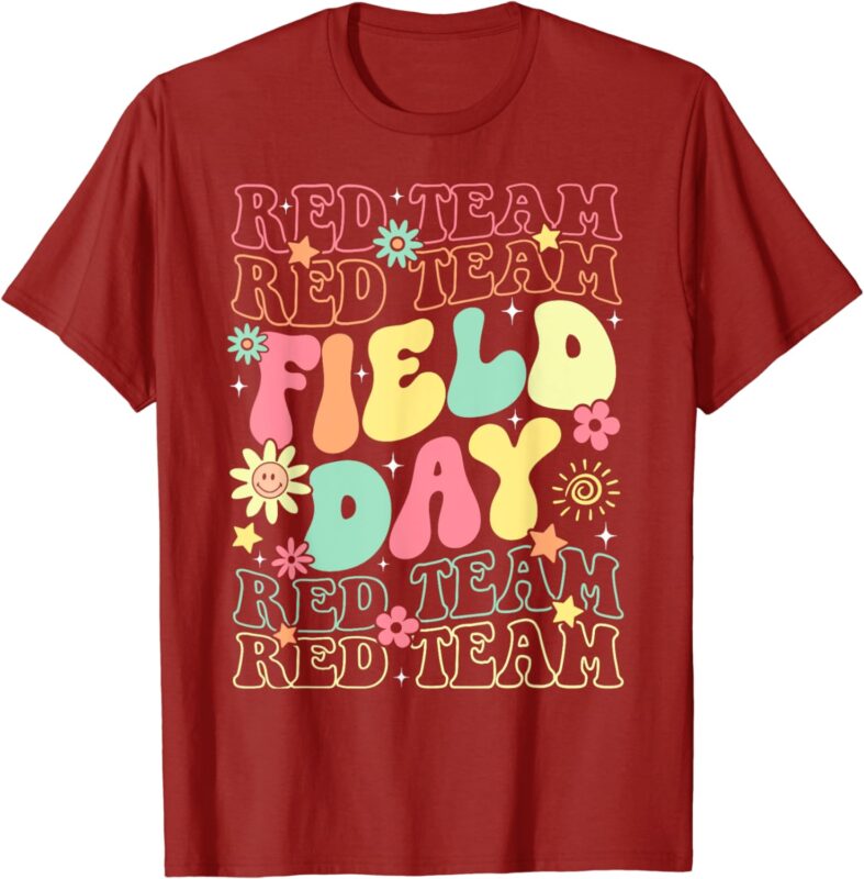 Field Day Red Team Color War Camp Team Game Competition T-Shirt