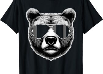Funny Bear cool Grizzly Bear T-Shirt