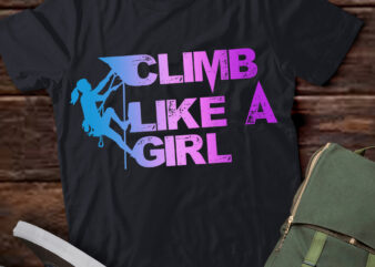 Funny Rock Climbing Design For Girls Women Kids Rock Climber T-Shirt ltsp