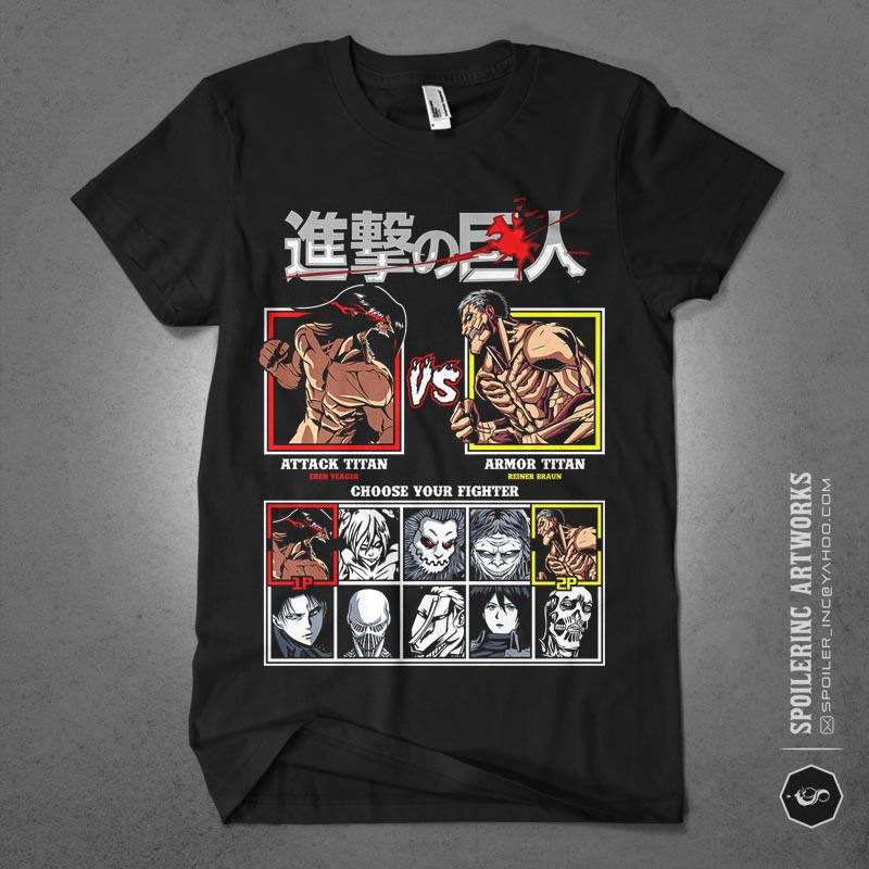 Populer anime lover part 26 tshirt design bundle illustration