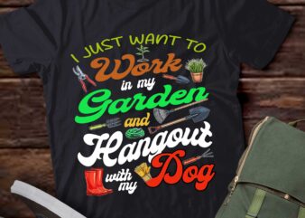 Gardening Dog Lover Gardener Garden Plants T-Shirt ltsp