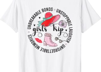 Girls Trip Womens Weekend Vacation Matching Besties groups T-Shirt