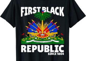 Haiti Heritage Since 1804 Proud Zoe Happy Haitian Flag Day T-Shirt