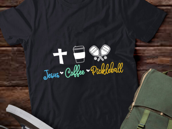 Jesus coffee pickleball funny christian pickleball player ltsp vector clipart