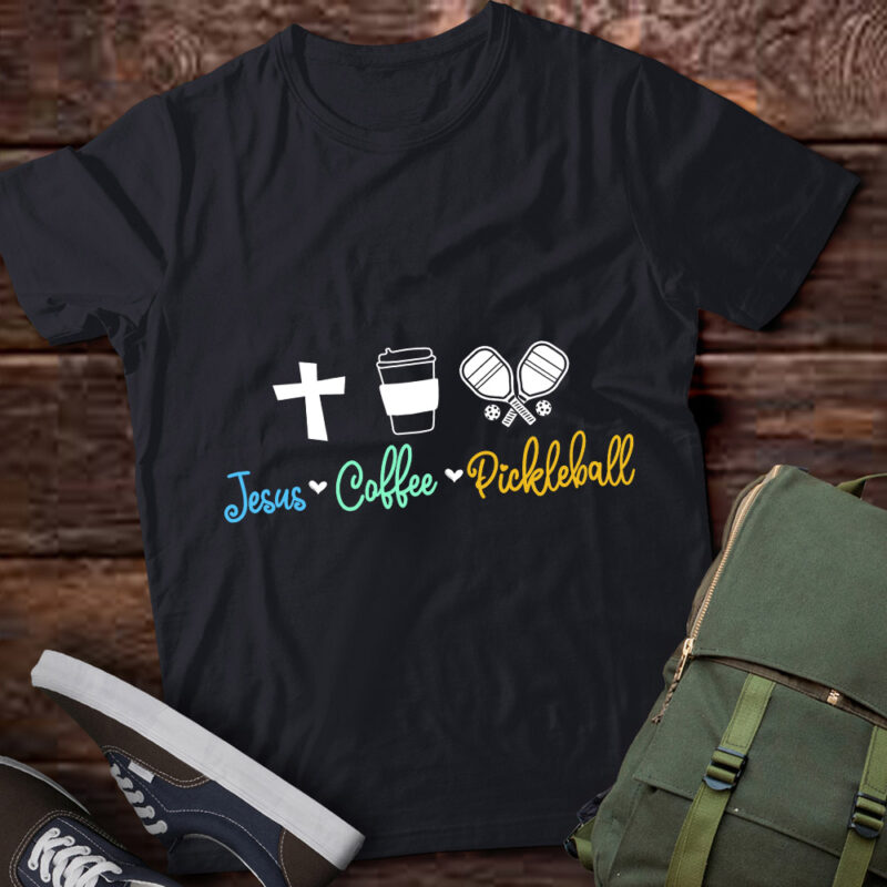 Jesus Coffee Pickleball Funny Christian Pickleball Player LTSP