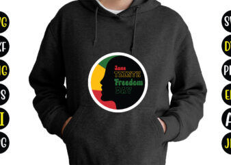 June Teenth Freedom Day T-Shirt Design