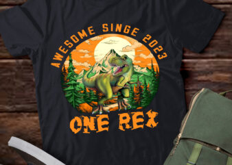Kids One Rex 1rd Birthday Shirt Third Dinosaur 1 Year Old T-Shirt ltsp