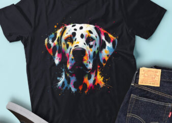 LT25 Cute Colorful Artistic Dalmatians Dalmatian Dog Lover