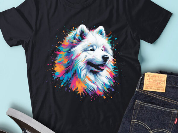 Lt29 colorful artistic samoyeds cute multicolor puppy t shirt vector graphic Lt29 colorful artistic samoyeds cute multicolor puppy t shirt vector graphic