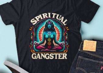 LT48 Yoga Spiritual Funny Yoga Gangster Meditation