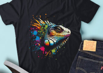 LT76 Colorful Artistic Reptile Pop Art Lizard Nature Animal