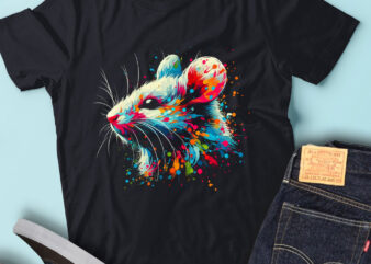 LT81 Cute Colorful Artistic Mice Pop Art Vintage Mouse
