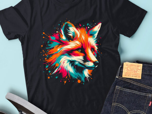Lt84 colorful artistic fox cute fox lover vibrant wildlife t shirt vector graphic Lt84 colorful artistic fox cute fox lover vibrant wildlife t shirt vector graphic