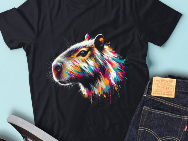 Lt89 colorful artistic capybara painting rodent animal lover t shirt vector graphic Lt89 colorful artistic capybara painting rodent animal lover t shirt vector graphic