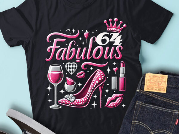 Lt92 64_fabulous birthday gift for women birthday outfit t shirt vector graphic Lt92 64_fabulous birthday gift for women birthday outfit t shirt vector graphic