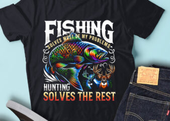 M153 Fishing And Hunting Humor T Shirt Funny