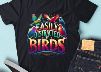 M164 Easily Distracted By Birds Funny Bird Gift