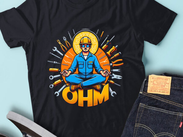M168 ohm electrician funny electrician quote t shirt designs for sale
