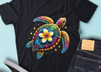 M181 Hawaiian Tie Dye Sea Turtle Lovers Gift Hawaiian Turtle