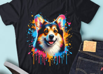 M240 Colorful Artistic Pembroke Welsh Corgis