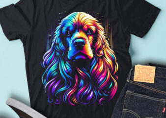 M258 New Colorful Artistic Cocker Spaniels Pet Lover