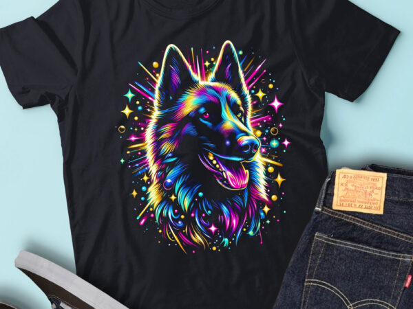 M261 colorful artistic belgian malinois funny dog lover t shirt designs for sale