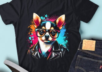 M263 Colorful Artistic Chihuahuas Dog Puppy