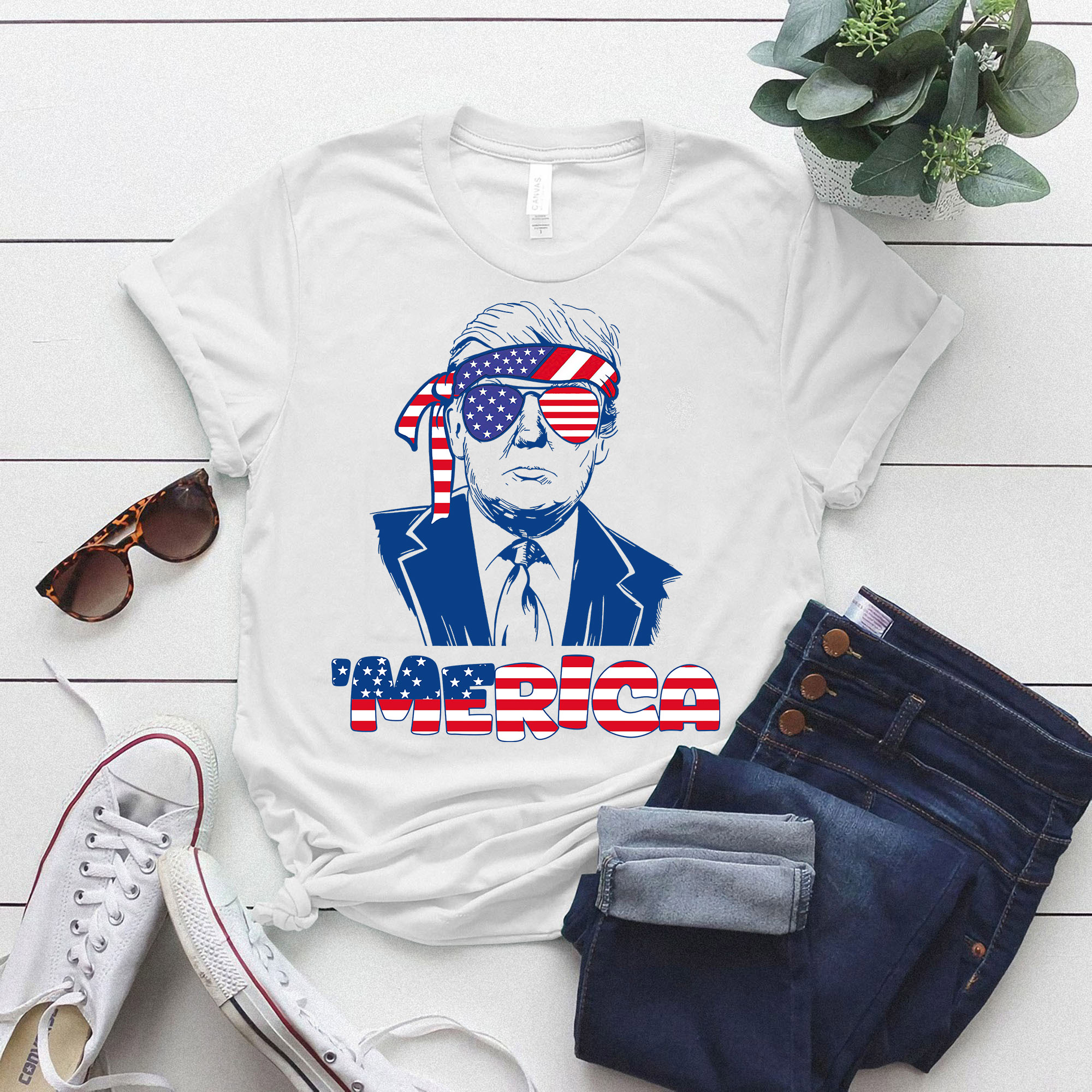 why is there a barrier fourth of july trump