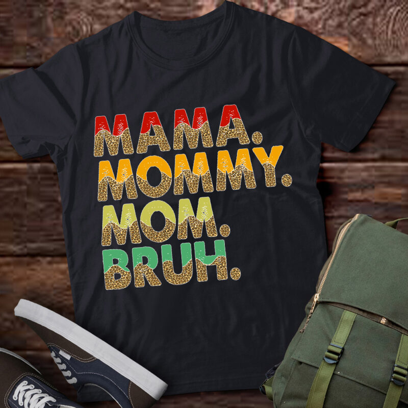 Mama Mommy Mom Bruh Gifts Women Funny Mothers Day Mother Vintage T-Shirt ltsp