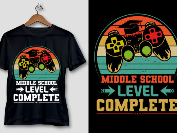 Middle school level complete t-shirt design Middle school level complete t-shirt design