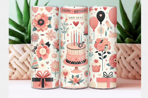 Birthday tumbler wrap t shirt template Birthday tumbler wrap t shirt template