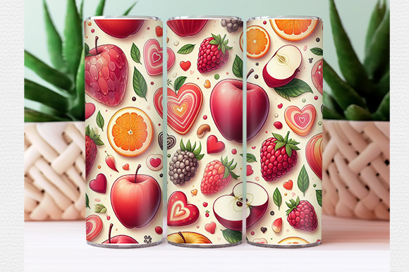 Fruit tumbler wrap t shirt graphic design Fruit tumbler wrap t shirt graphic design