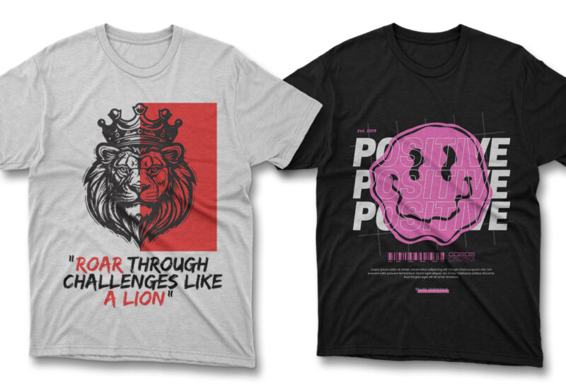 100 T-shirt Designs Bundle SVG, PNG