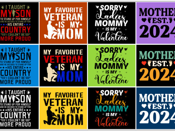 Mom mommy mother t-shirt design bundle
