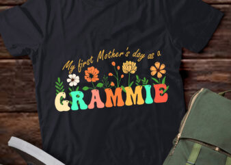 My first Mother’s day as a grammie 2024 Funny Mothers Day T-Shirt ltsp