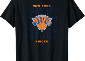 NBA New York Knicks Stacked City Logo T-Shirt