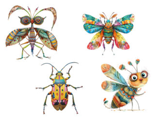 colorful bee