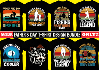 Father’s Day T-shirt Design Bundle, Retro Vintage Dad Svg Bundle, Dad Shirt Svg, Father’s Day Svg, Funny Dad Svg, Dad Quotes Svg, Daddy Png,