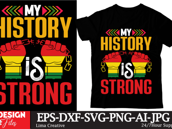 My history is trong t-shirt design, black history embroidery design, juneteenth 1865 machine embroidery design, african machine embroidery p My history is trong t-shirt design, black history embroidery design, juneteenth 1865 machine embroidery design, african machine embroidery p