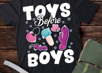 Toys Before Boys Funny Adult Humor Women_s Embarrassing T-Shirt ltsp