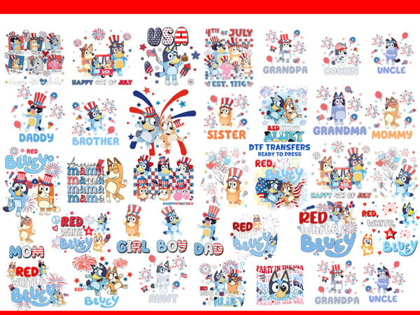 Bundle 4th of july bluey png, red white and bluey png, bluey party in the usa png t shirt template Bundle 4th of july bluey png, red white and bluey png, bluey party in the usa png t shirt template