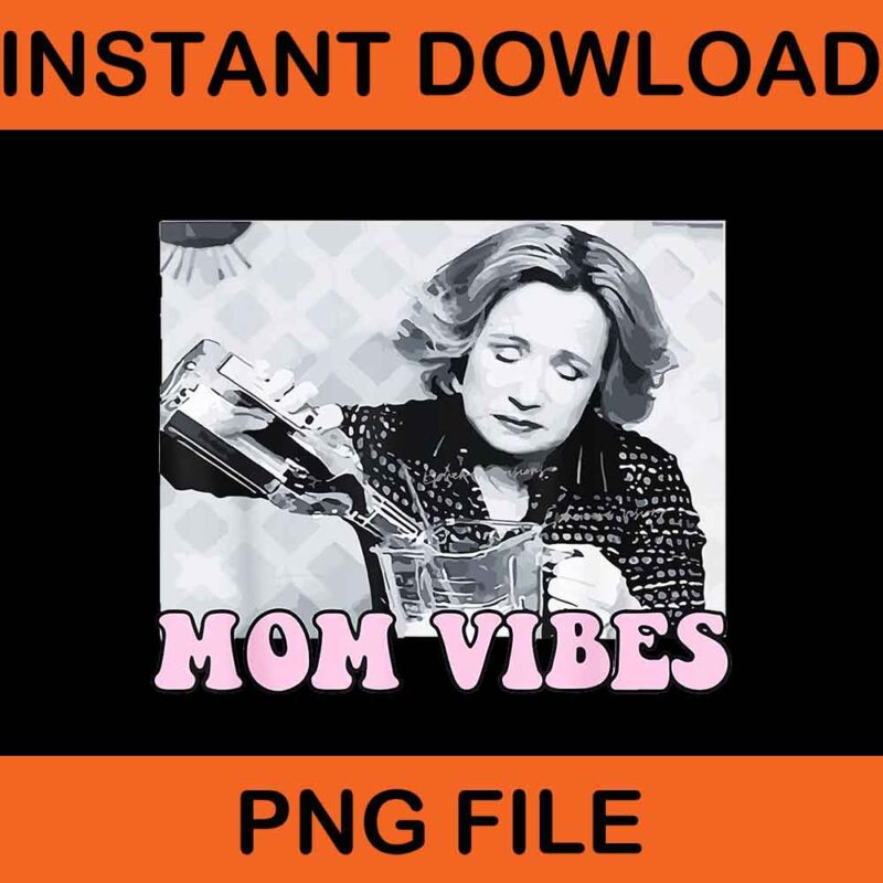 Retro 90s Mom Vibes Sitcom Mama PNG, Mom Vibes PNG