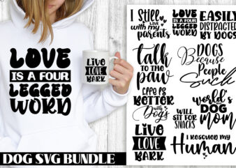 Dog SVG Bundle, Dog Paw