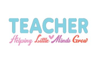Teacher Helping Little Minds Grow