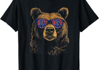 Vintage Cubs Name Pride Apparel Cubs Name Style Distressed T-Shirt