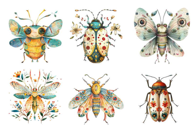 Cute Funny Cartoon Butterfly